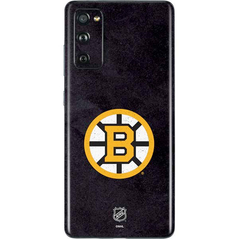 NHL Boston Bruins Distressed Galaxy S20 Fan Edition Skin